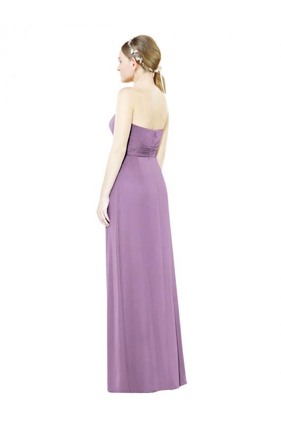 Dark Lavender Sweetheart Sleeveless A-Line Bridesmaid Dress Townsville