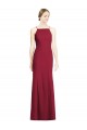 Burgundy Spaghetti Straps Sleeveless Mermaid Bridal Party Dress Townsville