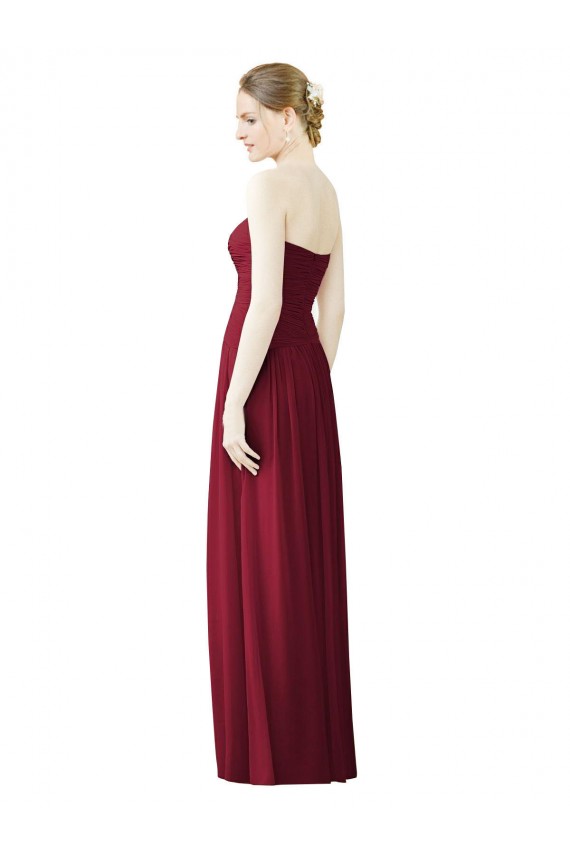 Burgundy Sweetheart Sleeveless A-Line Evening Dress / Bridesmaid Dress Townsville