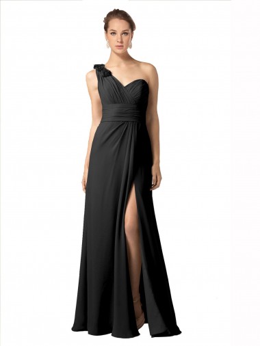 Black Sweetheart Sleeveless A-Line Bridesmaid Dress / Formal Dress Townsville