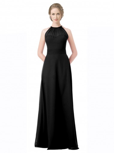 Black Sweetheart Sleeveless A-Line Formal Dress / Bridesmaid Dress Townsville