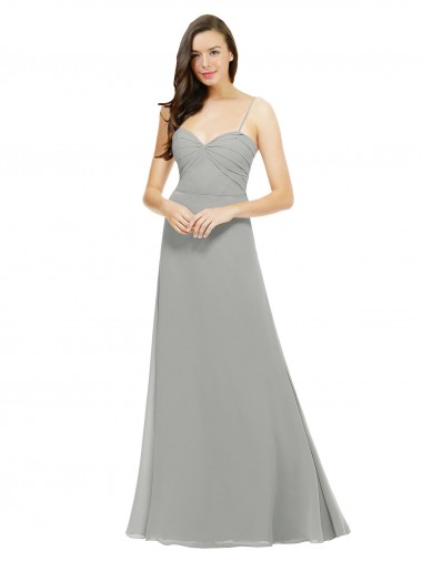 Silver Sweetheart Sleeveless A-Line Bridesmaid Dress Townsville