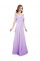 Lilac Sweetheart Cold Shoulder A-Line Formal Dress / Bridesmaid Dress Townsville