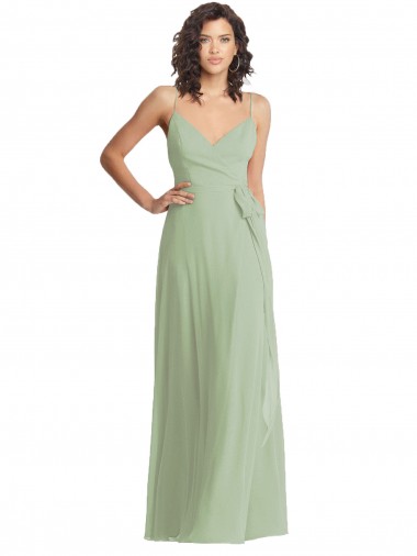 Smoke Green V-Neck Sleeveless Trumpet Formal Evening Gown / Bridesmaid Dress Townsville