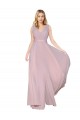 Primrose High Neck Sleeveless V-Back A-Line Formal Evening Gown / Prom Dress / Bridesmaid Dress Townsville