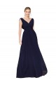 Dark Navy High Neck Sleeveless A-Line Formal Evening Gown / Prom Dress / Bridesmaid Dress Townsville