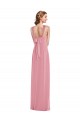 Skin Pink Halter Neck Sleeveless Open Back A-Line Semi Formal Evening Dress / Bridesmaid Dress Townsville