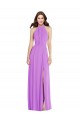 Violet Halter Neck Sleeveless Open Back A-Line Formal Evening Gown / Bridesmaid Dress Townsville