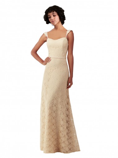 Champagne Sweetheart Sleeveless A-Line Bridesmaid Dress Townsville