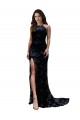 Black High Neck Sleeveless Open Back Mermaid Black Tie Evening Gown / Prom Dress / Bridesmaid Dress Townsville