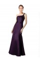 Grape One Shoulder Sleeveless Mermaid Prom Dress / Bridesmaid Dress Townsville