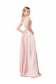 Pink High Neck Sleeveless A-Line Formal Evening Gown / Prom Dress / Bridesmaid Dress Townsville