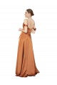 Orange Sweetheart Cold Shoulder Low Back A-Line Formal Evening Gown / Prom Dress / Bridesmaid Dress Townsville