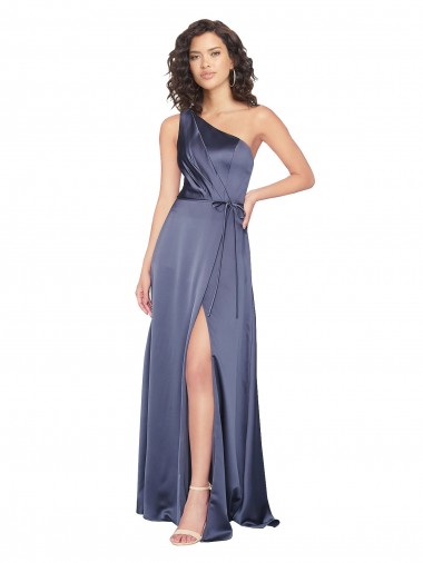 Dusk One Shoulder Sleeveless A-Line Formal Evening Gown / Prom Dress / Bridesmaid Dress Townsville