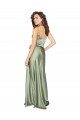 Smoke Green V-Neck Sleeveless V-Back A-Line Formal Evening Gown / Bridesmaid Dress Townsville