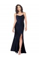 Dark Navy Cowl Neck Sleeveless A-Line Black Tie Evening Gown / Prom Dress / Bridesmaid Dress Townsville