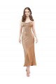 Rose Gold Cowl Neck Sleeveless Open Back Sheath Formal Evening Gown / Prom Dress / Bridesmaid Dress Townsville