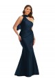 Dark Navy Halter Neck Sleeveless Mermaid Formal Plus Size Evening Gown / Prom Dress / Bridesmaid Dress Townsville