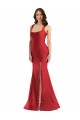 Red Square Neck Sleeveless Mermaid Formal Plus Size Evening Gown / Prom Dress / Bridesmaid Dress Townsville