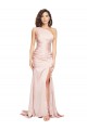 Pink One Shoulder Sleeveless Sheath Black Tie Evening Dress / Prom Dress / Bridesmaid Dress Townsville