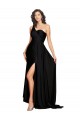 Black One Shoulder Sleeveless A-Line Black Tie Evening Gown / Prom Dress / Bridesmaid Dress Townsville