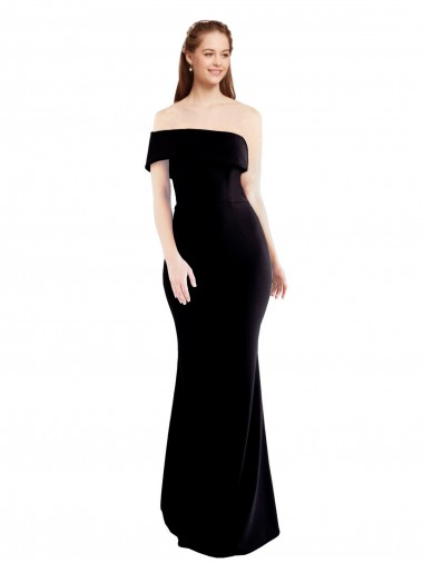 Black One Shoulder Sleeveless Keyhole Back Mermaid Formal Evening Gown / Prom Dress / Bridesmaid Dress Townsville