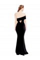 Black One Shoulder Sleeveless Keyhole Back Mermaid Formal Evening Gown / Prom Dress / Bridesmaid Dress Townsville