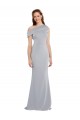 Grey One Shoulder Sleeveless Mermaid Formal Dress / Bridesmaid Dress Townsville