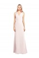 Pink V-Neck Sleeveless Keyhole Back Trumpet Semi Formal Evening Dress / Prom Dress / Bridesmaid Dress Townsville