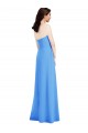 Peacock Blue Strapless Sleeveless Low Back Trumpet Semi Formal Evening Dress / Prom Dress / Bridesmaid Dress Townsville