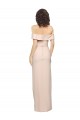 Nude Off the Shoulder Sleeveless Low Back Mermaid Formal Evening Gown / Prom Dress / Bridesmaid Dress Townsville