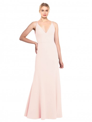 Pink High Neck Sleeveless V-Back A-Line Formal Evening Gown / Prom Dress / Bridesmaid Dress Townsville