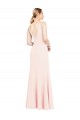 Pink High Neck Sleeveless V-Back A-Line Formal Evening Gown / Prom Dress / Bridesmaid Dress Townsville