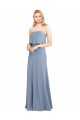 Smoke Blue High Neck Sleeveless Sheath Formal Dress / Bridesmaid Dress Townsville