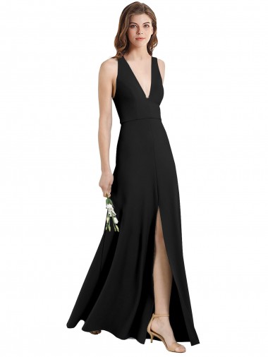 Black High Neck Sleeveless Sheath Formal Evening Gown / Prom Dress / Bridesmaid Dress Townsville