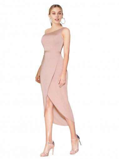 Mauve High Neck Sleeveless Mermaid Formal Dress / Bridesmaid Dress Townsville