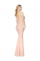 Nude High Neck Sleeveless Mermaid Formal Dress / Bridesmaid Dress Townsville