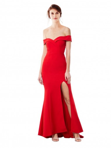 Red High Neck Sleeveless Mermaid Formal Evening Dress / Prom Dress / Bridesmaid Dress Townsville