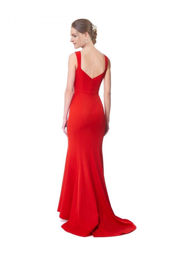 Red High Neck Sleeveless Mermaid Formal Evening Gown / Prom Dress / Bridesmaid Dress Townsville