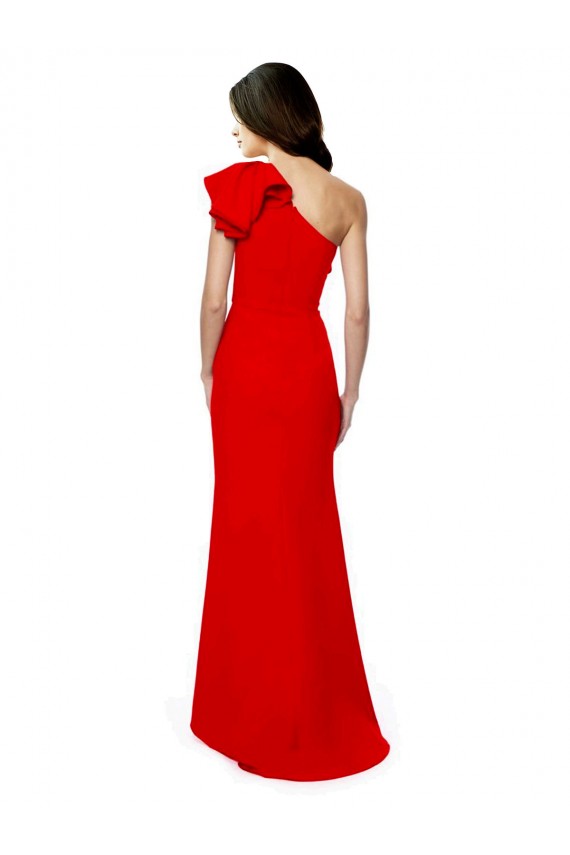 Red High Neck Sleeveless Mermaid Formal Dress / Bridesmaid Dress Townsville