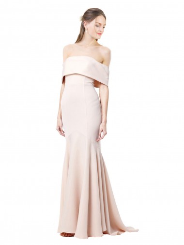 Nude High Neck Sleeveless Mermaid Formal Evening Gown / Prom Dress / Bridesmaid Dress Townsville