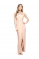 Nude Square Neck Sleeveless Sheath Formal Evening Gown / Prom Dress / Bridesmaid Dress Townsville