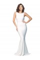 Ivory High Neck Sleeveless V-Back Sheath Formal Evening Gown / Prom Dress / Bridesmaid Dress Townsville