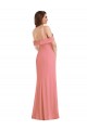 Hot Pink One Shoulder Sleeveless Low Back Trumpet Semi Formal Evening Dress / Prom Dress / Bridesmaid Dress Townsville