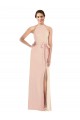 Nude Halter Neck Sleeveless Open Back Trumpet Formal Evening Gown / Prom Dress / Bridesmaid Dress Townsville