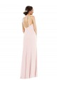 Pink Halter Neck Sleeveless Low Back Trumpet Formal Evening Gown / Prom Dress / Bridesmaid Dress Townsville