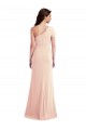 Nude One Shoulder Cap Sleeves Trumpet Formal Evening Gown / Prom Dress / Bridesmaid Dress Townsville