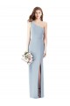 Light Sky Blue One Shoulder Sleeveless Trumpet Semi Formal Evening Dress / Prom Dress / Bridesmaid Dress Townsville