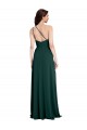 Midnight Green One Shoulder Sleeveless Open Back A-Line Formal Evening Gown / Prom Dress / Bridesmaid Dress Townsville