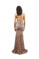 Rose Gold High Neck Sleeveless Open Back Mermaid Formal Evening Gown / Prom Dress / Bridesmaid Dress Townsville